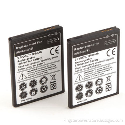 Li-ion Battery for Samsung Galaxy S2 SII S II I9100 i9100 Mobile Phone for Internal Replacement